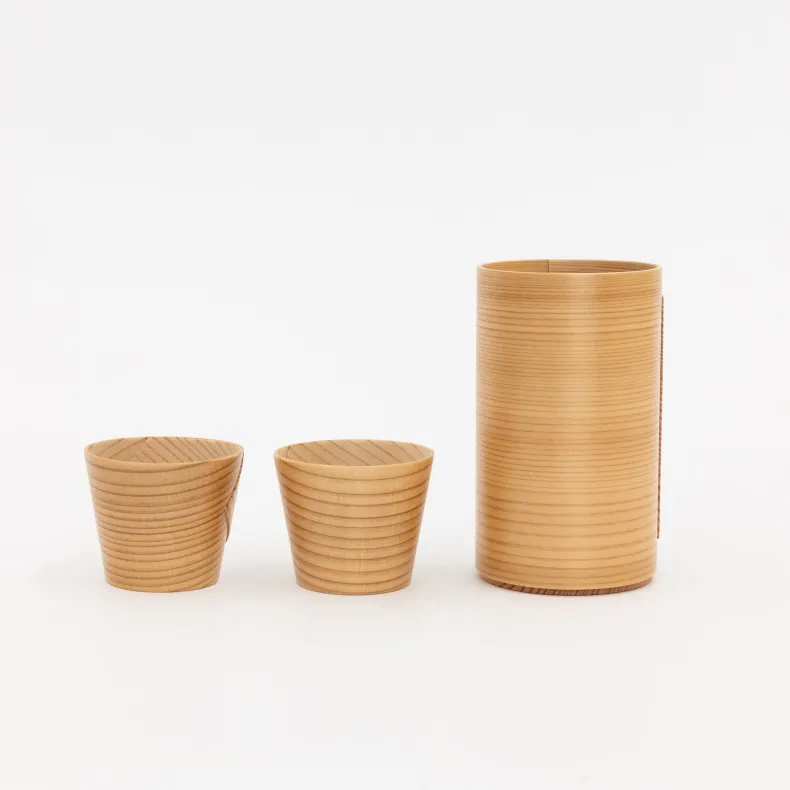Kurikyu Wappa Sake Pitcher & Cup Set