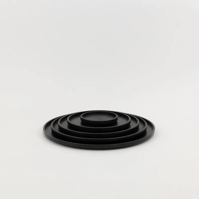 HRS124 - Tray / Lid Black ø 7.3/8"