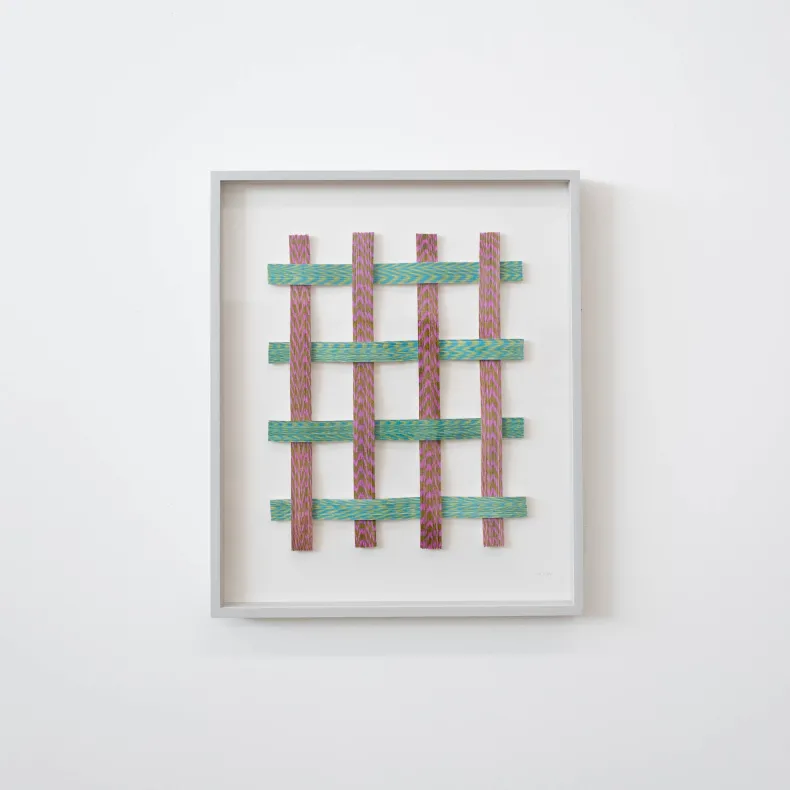No.19 by Haneno Suzuki (Haneno Suzuki: Paper weaving)