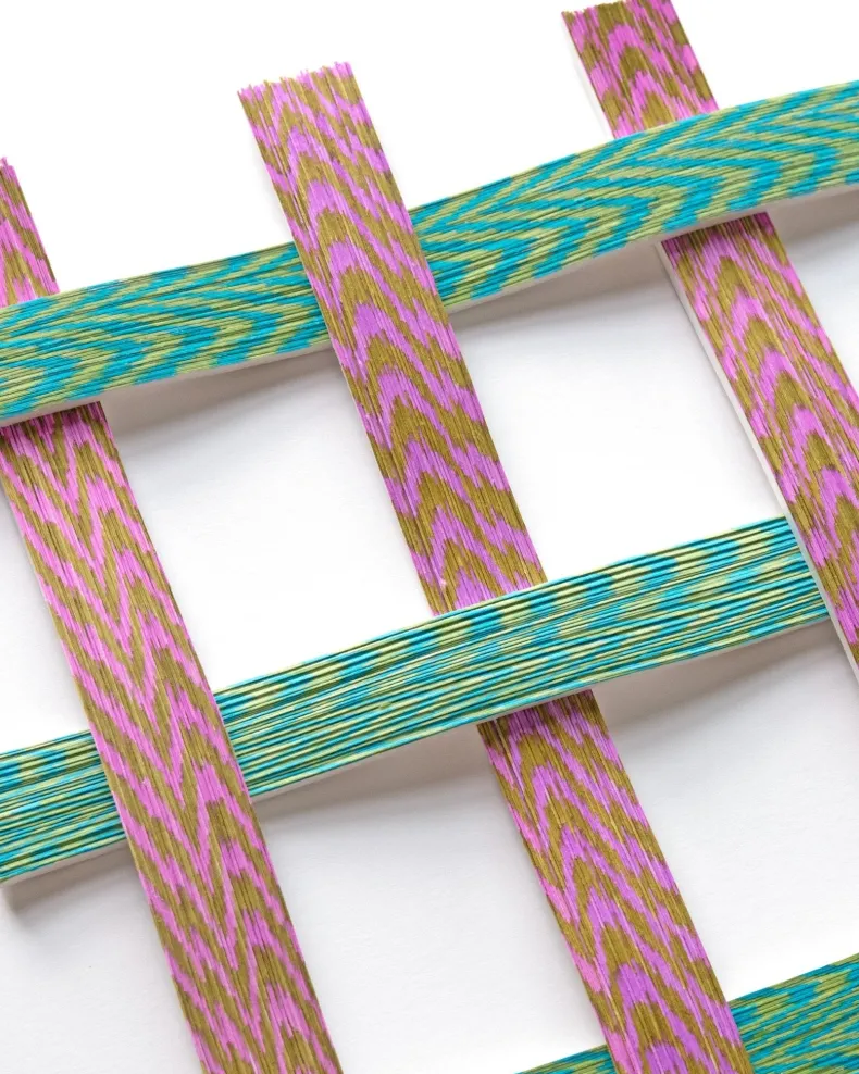 No.19 by Haneno Suzuki (Haneno Suzuki: Paper weaving)