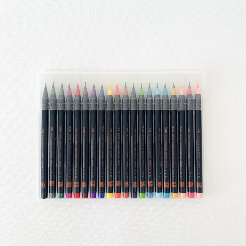 Watercolor Brush Pen - 20 colors
