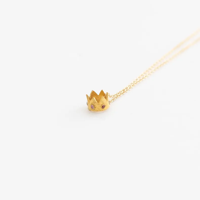 Black Barc 'Crown' Charmed Necklace