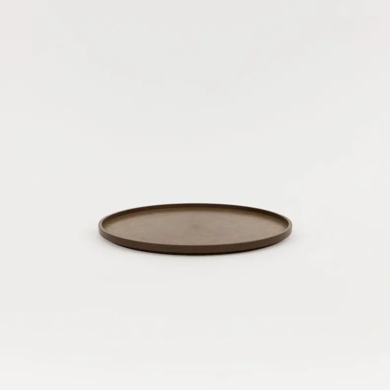 HRN125 - Tray / Lid Dark Brown ø 8.5/8"
