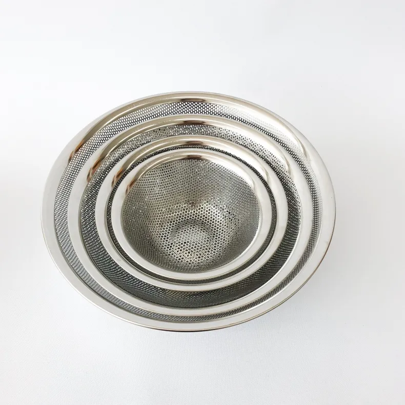 Sori Yanagi Stainless Strainers and Bowls