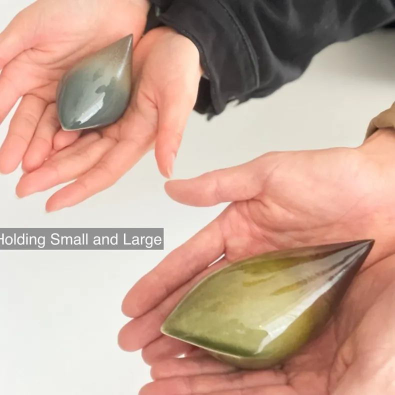 Rie Ito's Ceramic Oval Birds