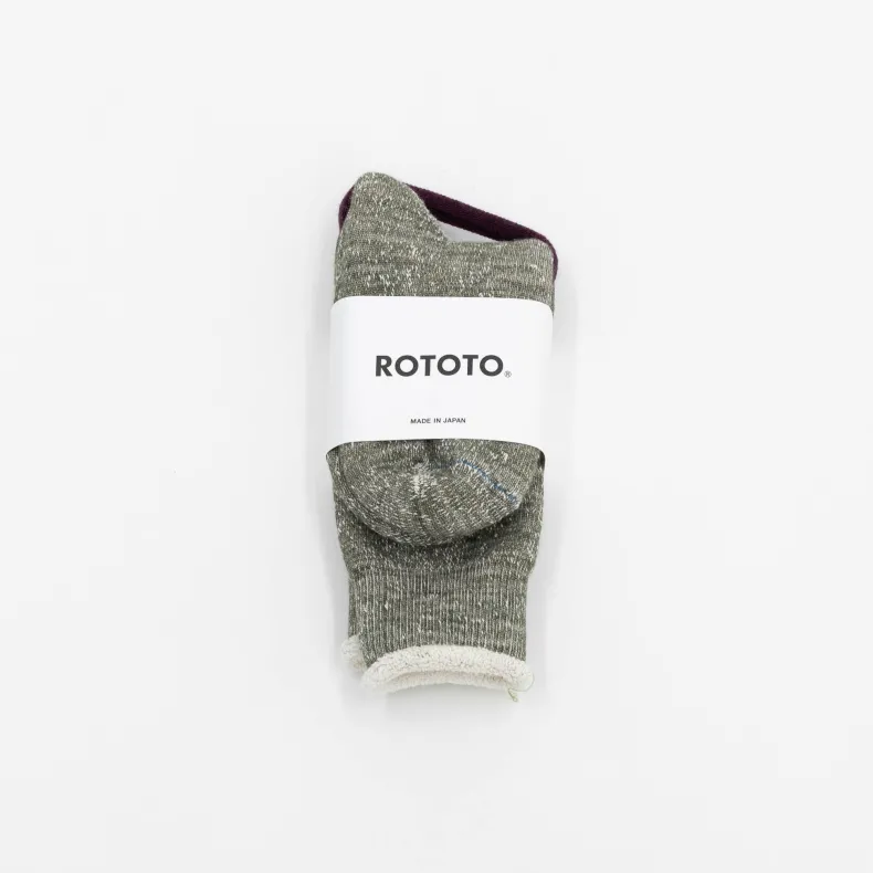 ROTOTO Double Face Crew Socks