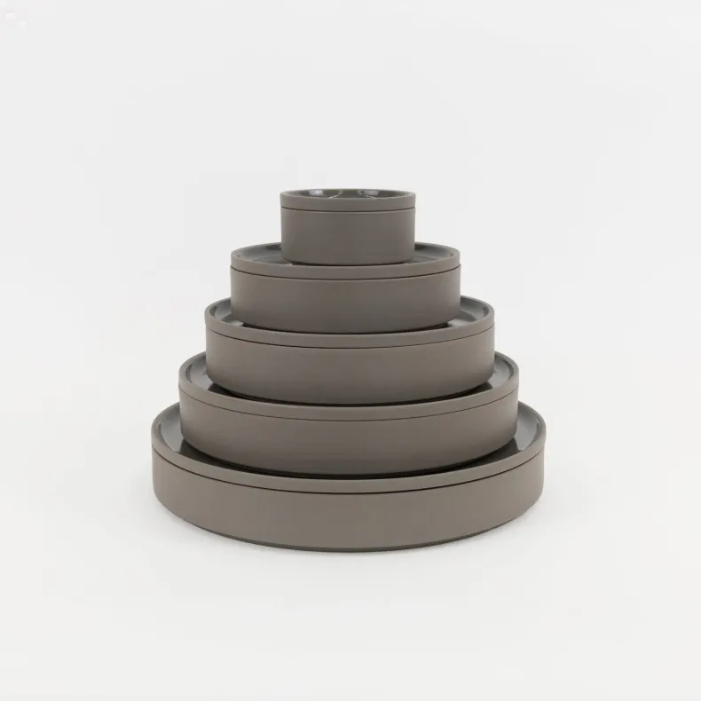 HDG101 - Plate / Lid Dark Gray ø 3.3/8"