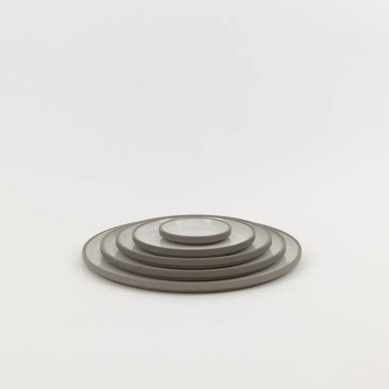 HAW105 - Plate / Lid Ash White ø 10"