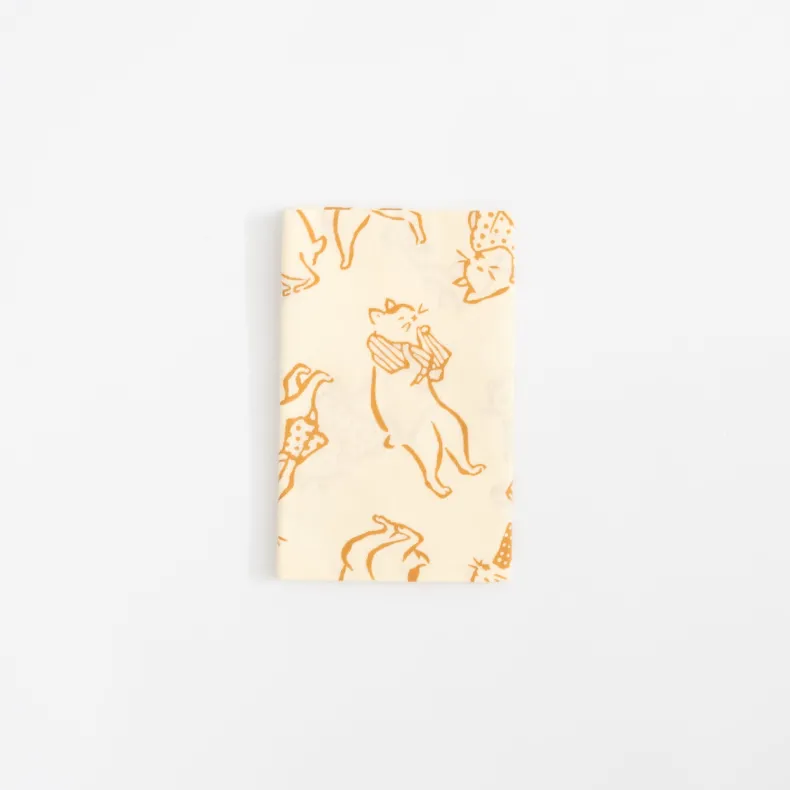 Tenugui - Cats Bathing in Ginger