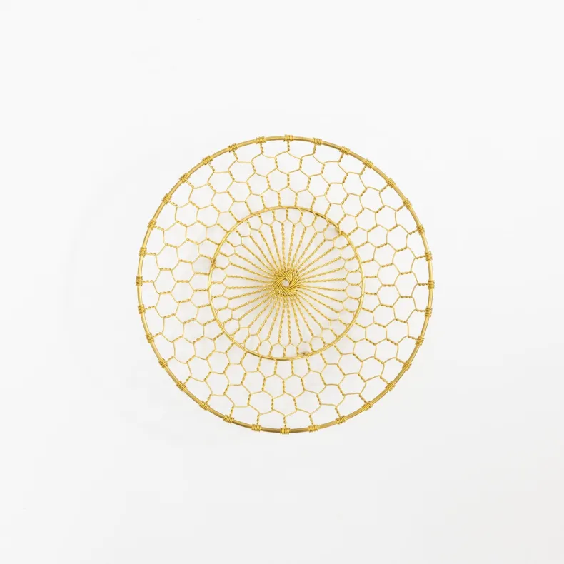 Kanaami-Tsuji Hand Woven Chrysanthemum Tray