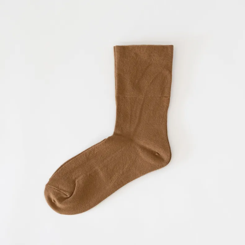 F/style No Rubber Cotton Socks