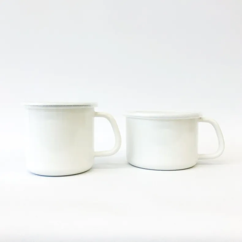 Noda Horo Enamel Containers w/ Handle