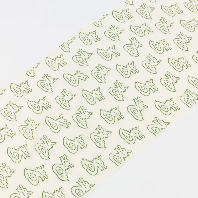 Tenugui - Baby Dragon Green