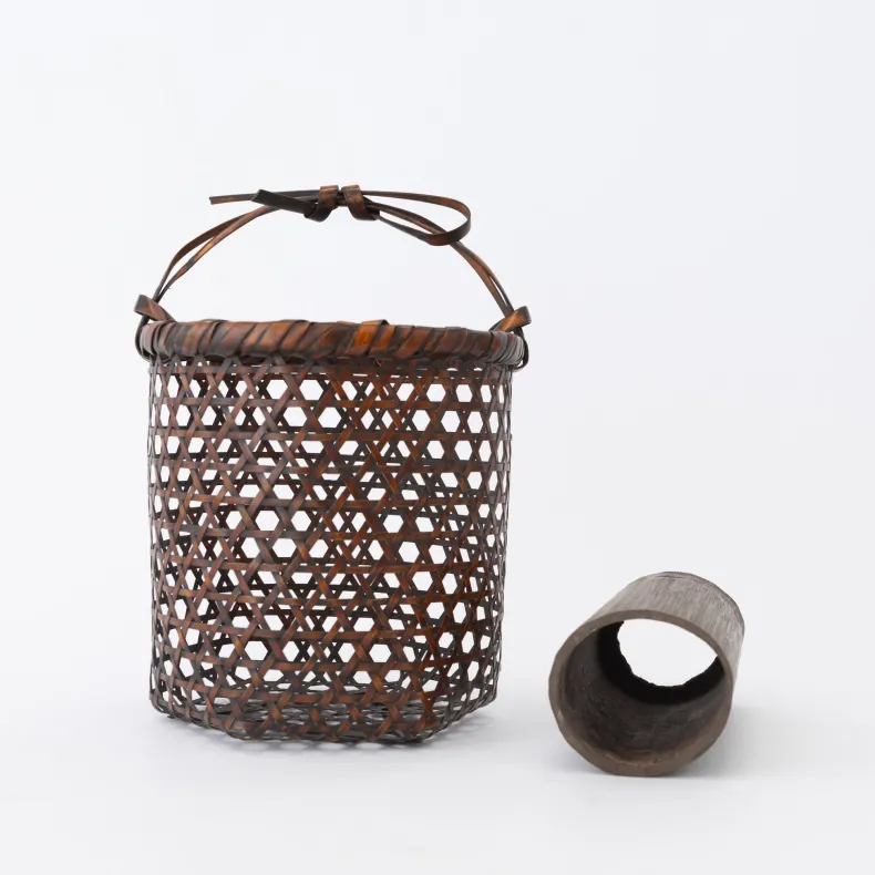 Vintage Bamboo Flower Basket - Hanakago 1