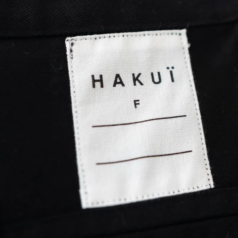 Hakui Overall-Style Apron - Black (6871-9)