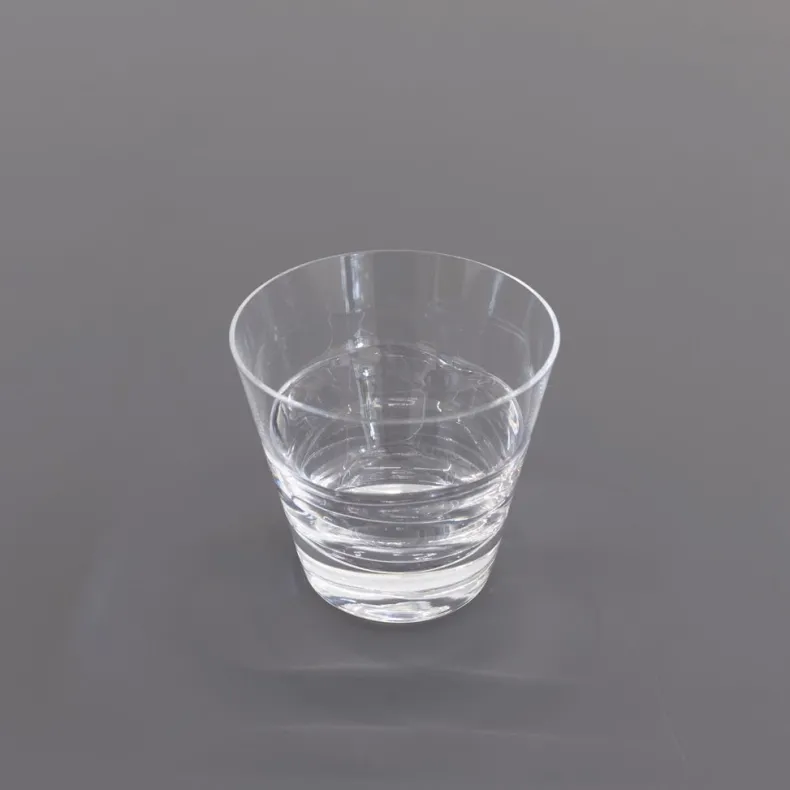 Sugahara - DUO : Old Fashion Clear Glass cup, 7.8 oz