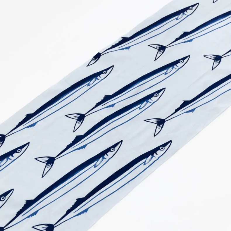 Tenugui - Pike Sanma Fish