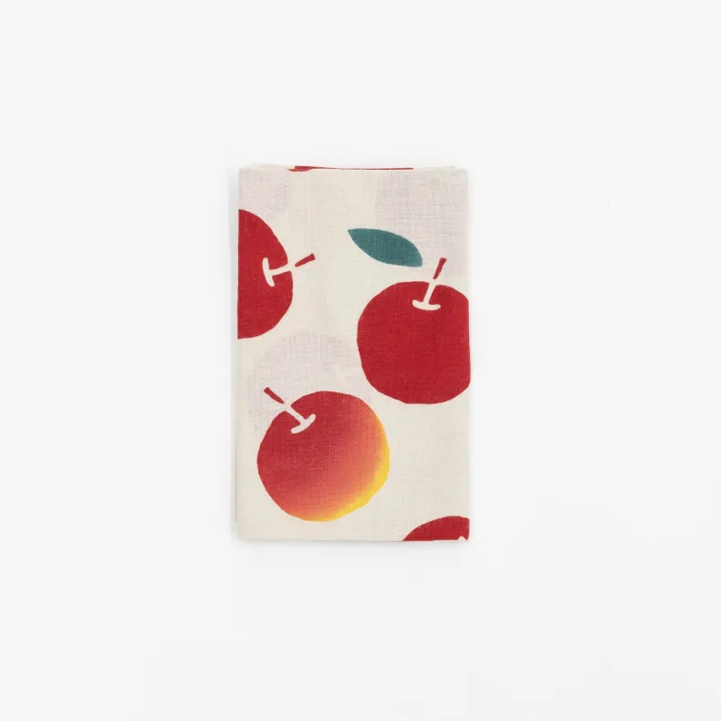 Tenugui - Red Apples