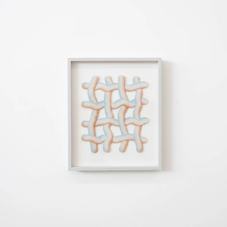 No.21 by Haneno Suzuki (Haneno Suzuki: Paper weaving)