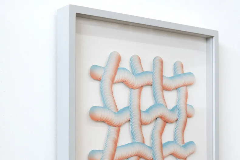 No.21 by Haneno Suzuki (Haneno Suzuki: Paper weaving)