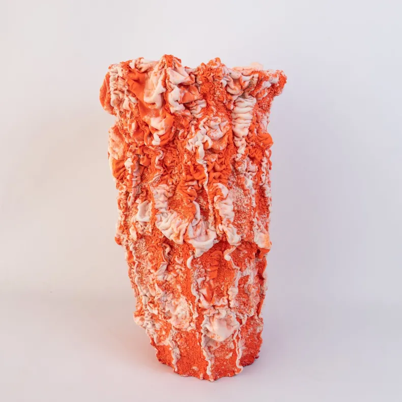 009 Ryota Akiyama Orange Synthetic Sculpture