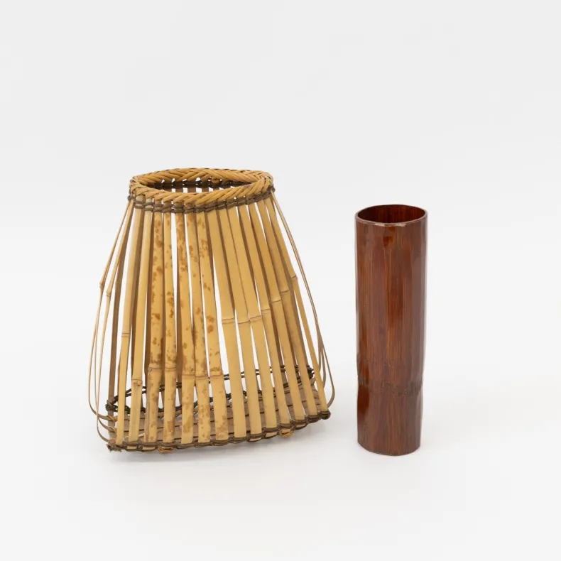 Vintage Bamboo Flower Basket - Hanakago 4