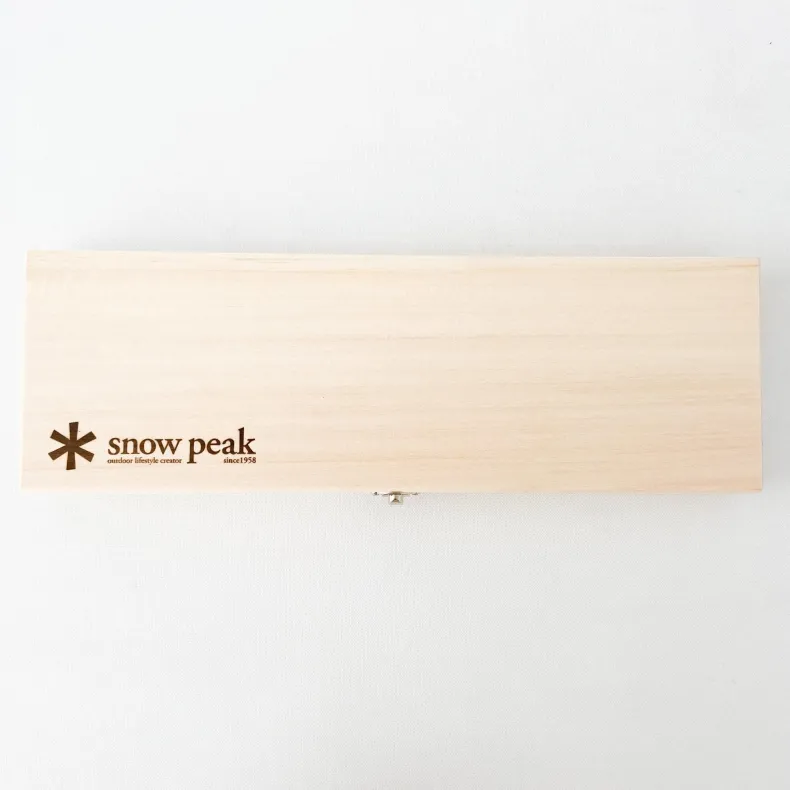 Snow Peak Cutting Board & Knife Set (L)