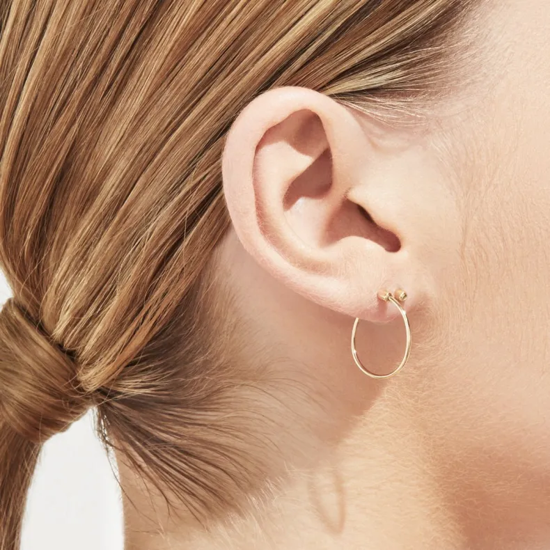 Shihara Twist Round Earring 02