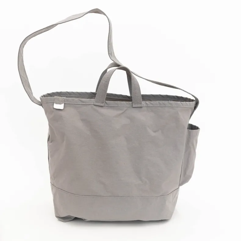 ANUNFOLD Side Pocket Tote Bag - Gray
