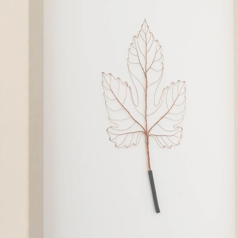 #33 - Copper Wire Leaf #8 (All Around You, 2024) by Mitsuru Koga