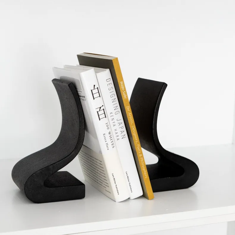 Ogasawara Wave Cast Iron Bookends