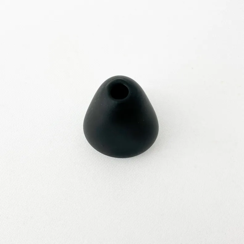 Sugahara Matte Black Bud Vases