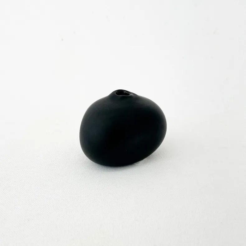 Sugahara Matte Black Bud Vases