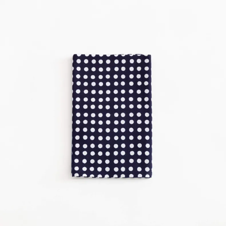 Tenugui - White Dots on Navy