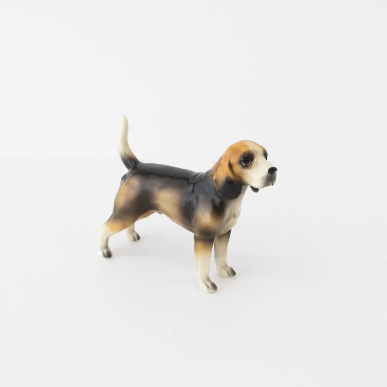 Ceramic Dog Figurine - Beagle