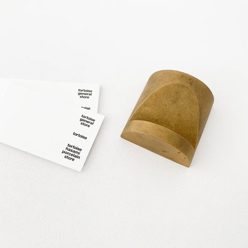 S/N Brass Card Holder