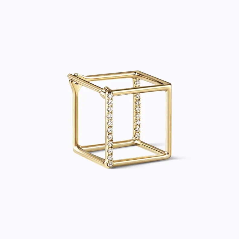 Shihara Diamond Square Earring 10 (01)