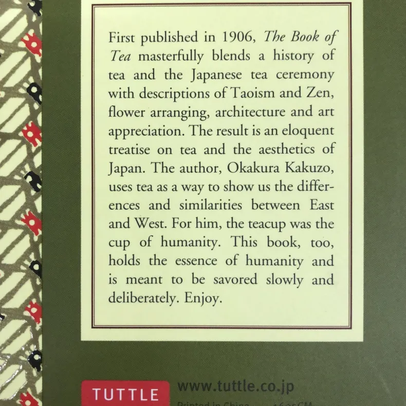 The Book of Tea' by Okakura Kakuzō
