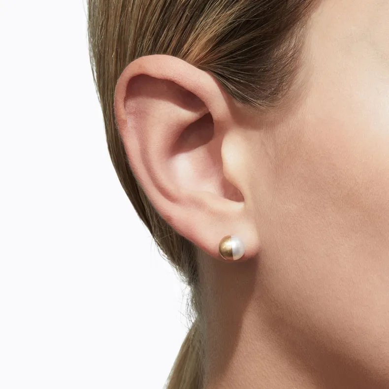 Shihara Half Pearl Earring 90°