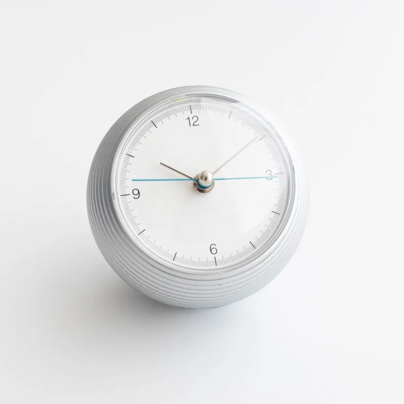 Earth Clock in Silver by Takenobu Igarashi