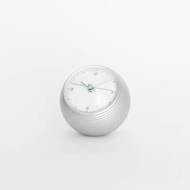 Earth Clock in Silver by Takenobu Igarashi