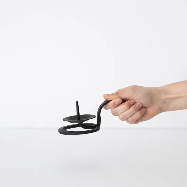 Omori Warosoku Cast Iron Candle Holder [300884 ]