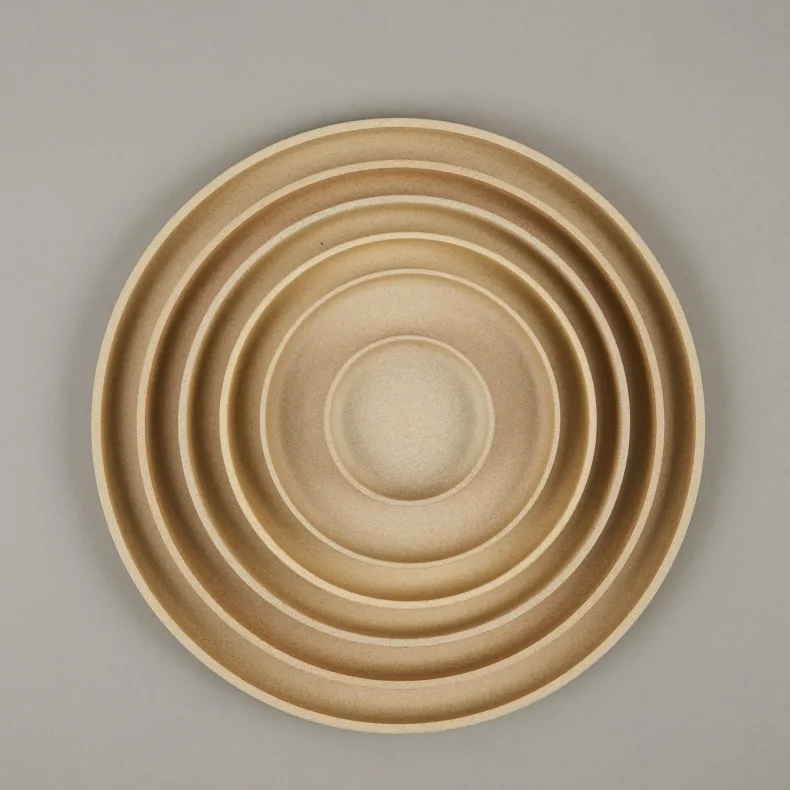 HP002 - Plate / Lid Natural ø 5-5/8"