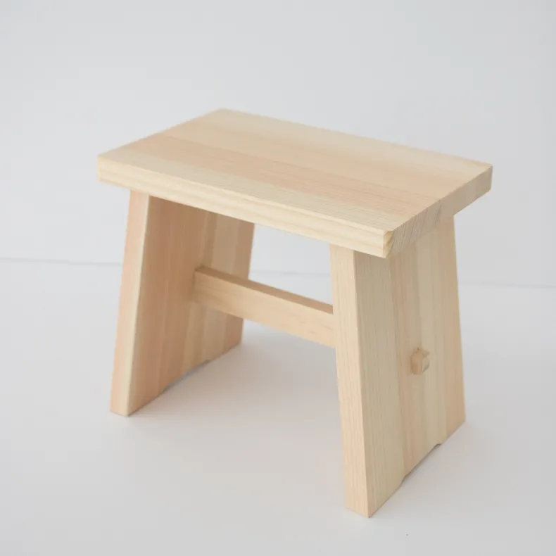 Hinoki Bath Stools