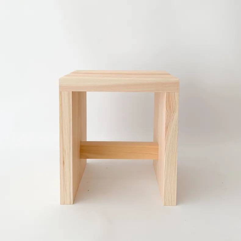 Hinoki Bath Stools