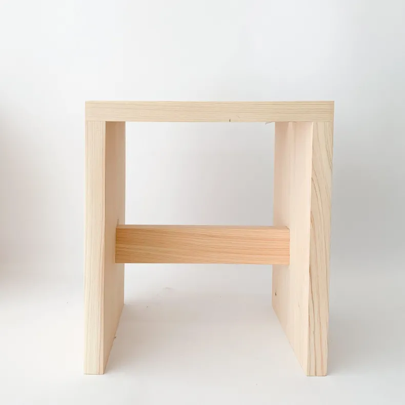 Hinoki Bath Stools