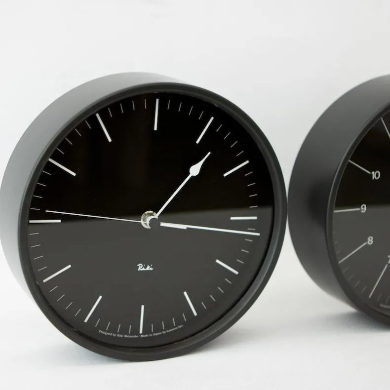 Riki Steel Clock Line WR08-24BK