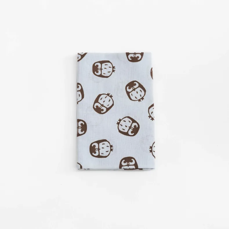 Tenugui - Baby Blue Owls