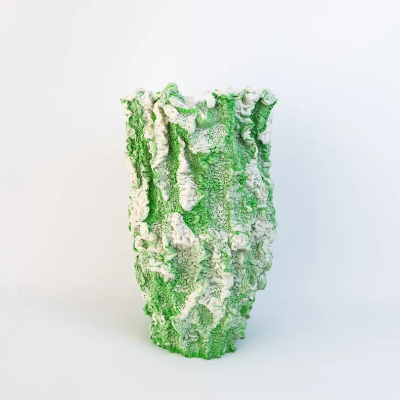008 Ryota Akiyama Green Synthetic Sculpture