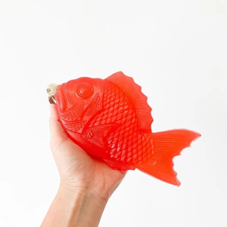 Japanese Tai Fish Soap - Red